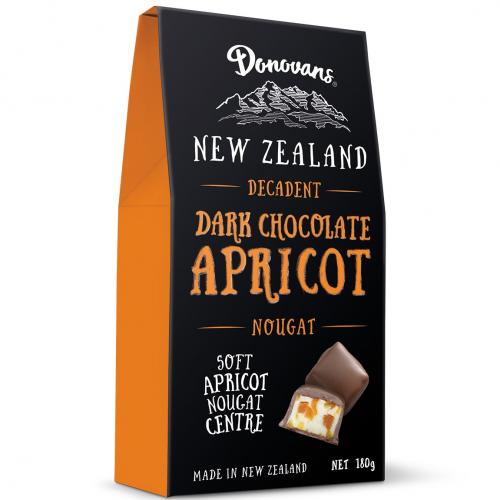 Donovans Dark Chocolate Apricot Visual New Zealand Chocolate Kiwi Importer
