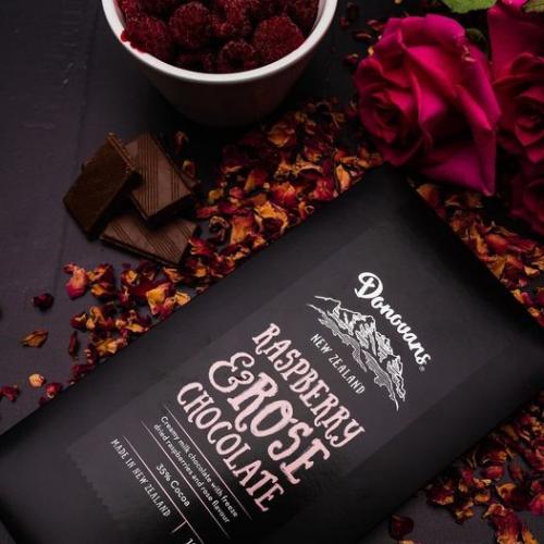 Raspberry and rose chocolate kiwi importer