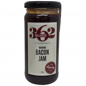 Bourbon Bacon Jam from New Zealand 270 grams 