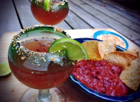 fresca margarita hibiscus flowers